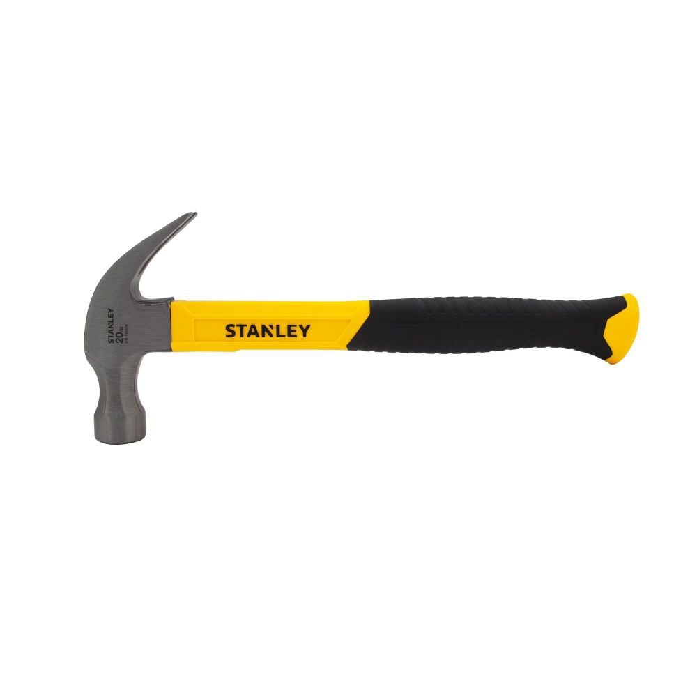 Stanley 20 oz Curve Claw Fiberglass Hammer, large image number 2
