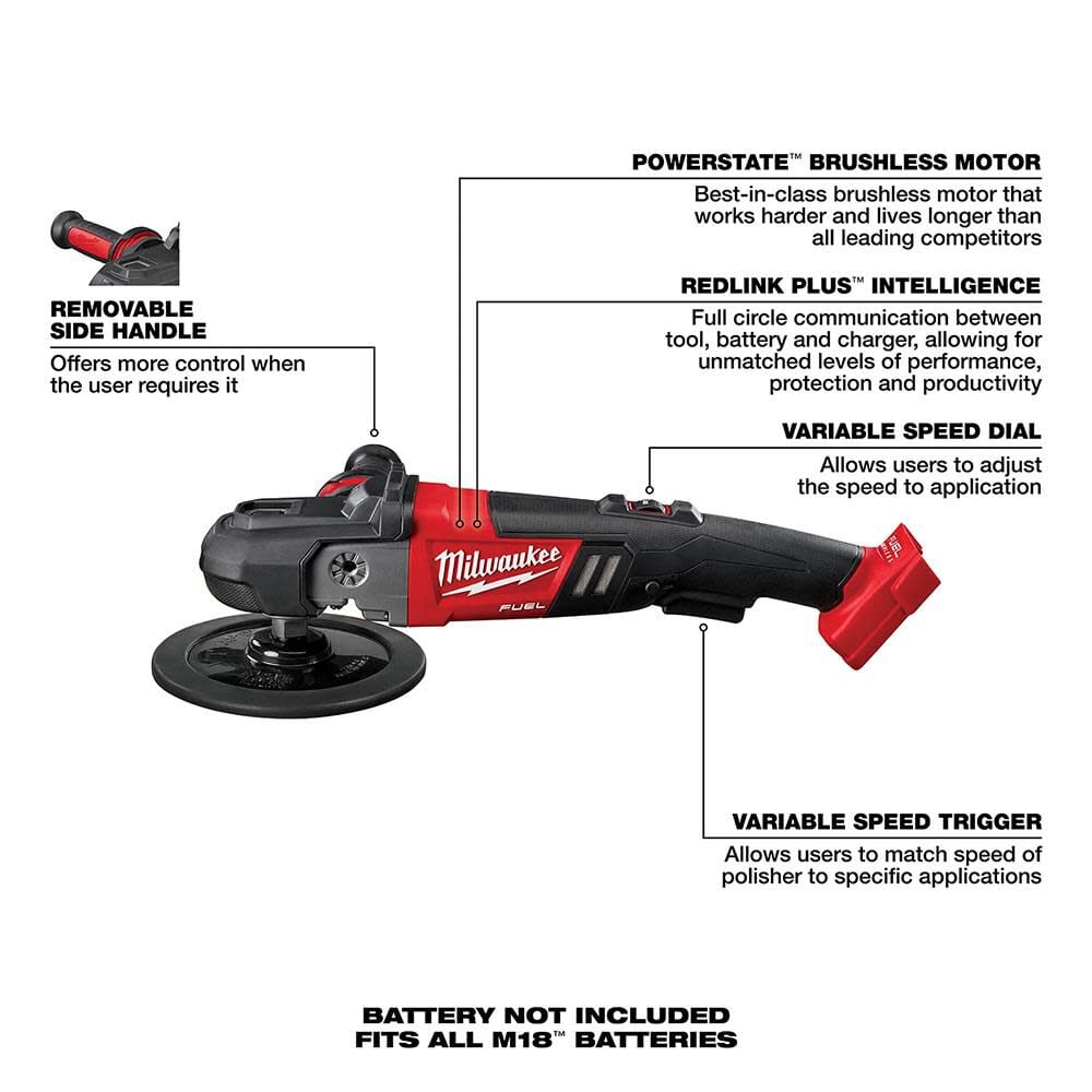Milwaukee M18 Fuel 7 Variable Speed Polisher Bare Tool 2738 20 Simolary simolary.com 11