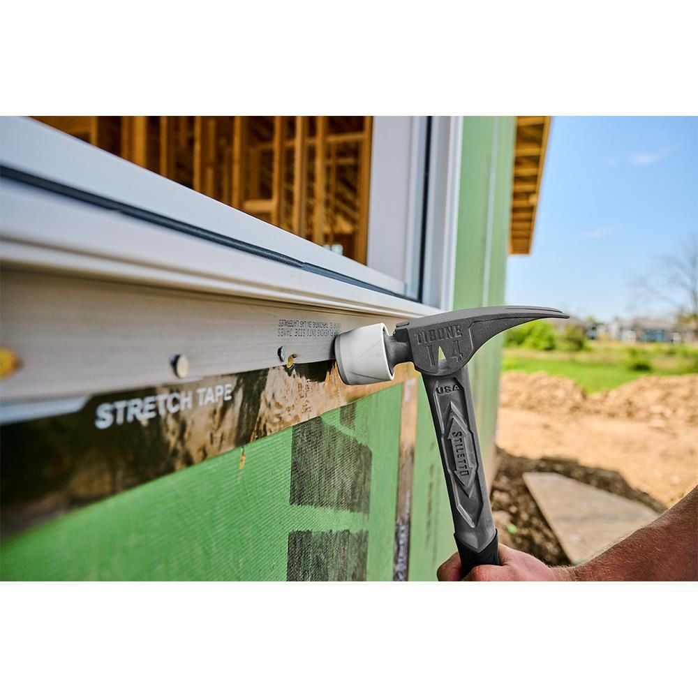 Stiletto TIBONE 14oz Milled/Curved Titanium Framing Hammer, large image number 6