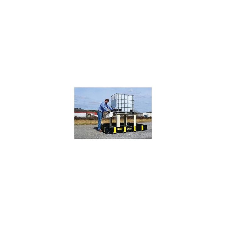 Justrite 355 Gallon Spill Drive Over Berm 6 ft x 8 ft x 12 in Black, large image number 5