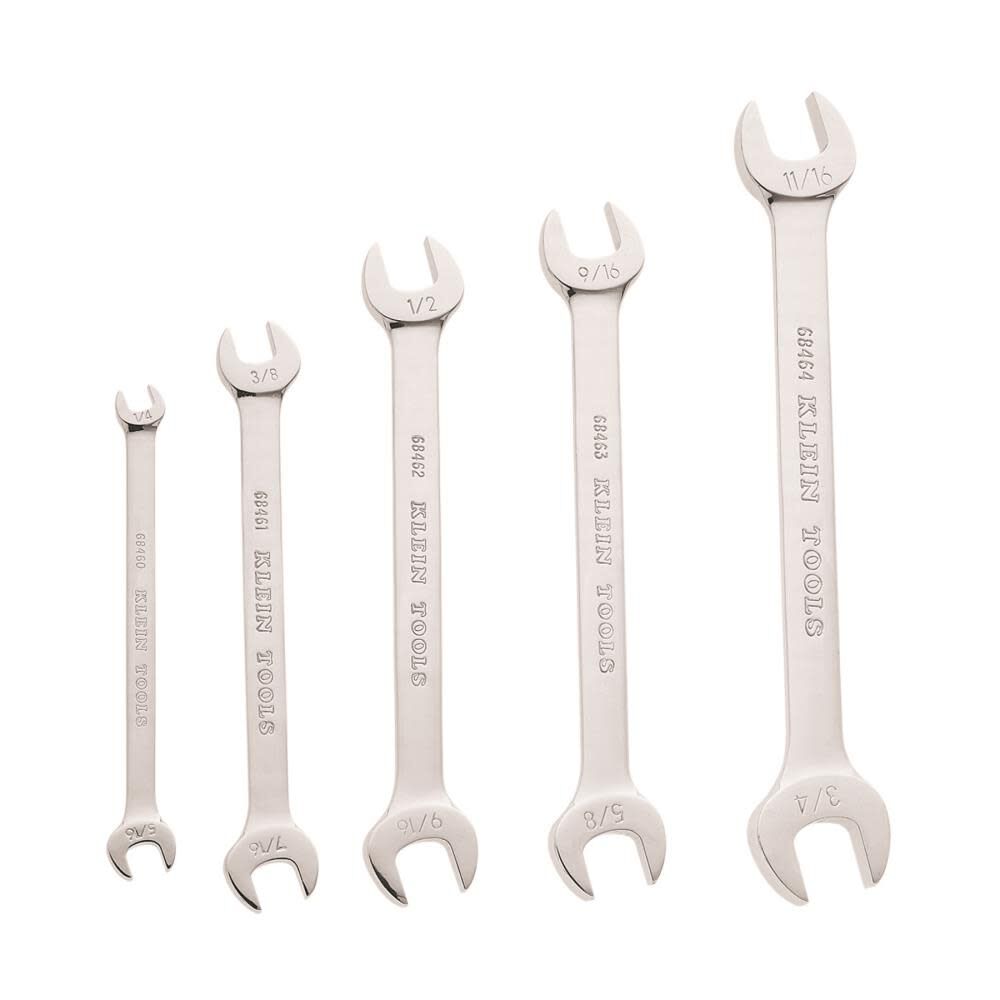 Klein Tools 5 Piece Open-End Wrench Set, large image number 4