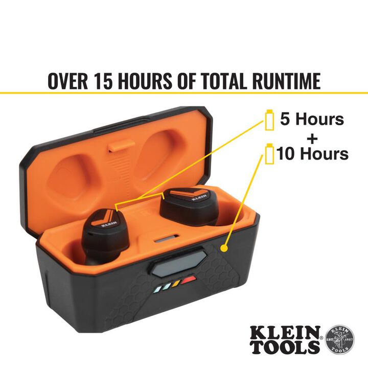 Klein Tools Promotional Klein Bluetooth Jobsite Earbuds, large image number 4