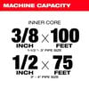Milwaukee M18 Drum Machine for 3/8-1/2 Cable, small