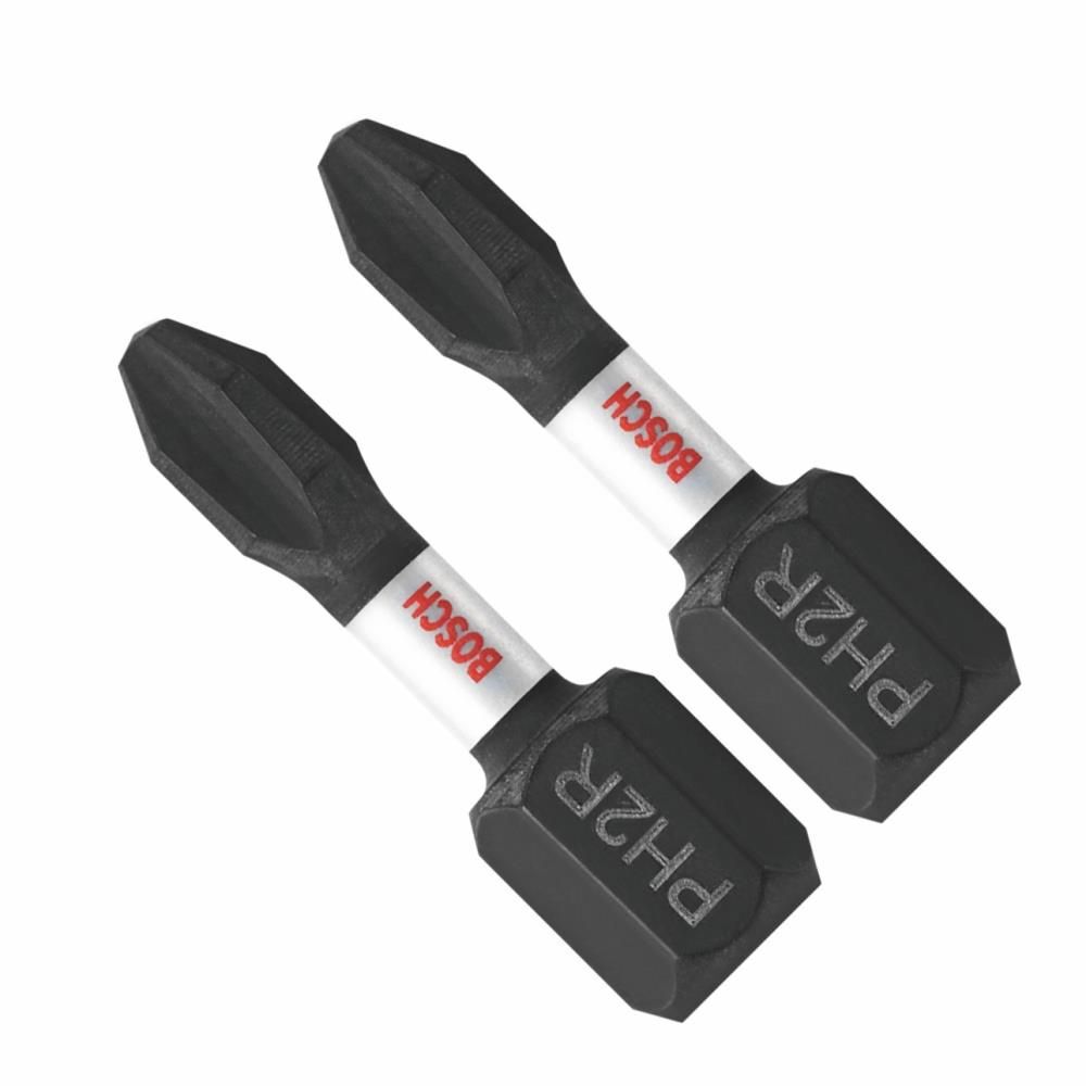 Bosch Impact Tough 1 Inch Phillips #2R (reduced) Insert Bits 2 Piece, large image number 1