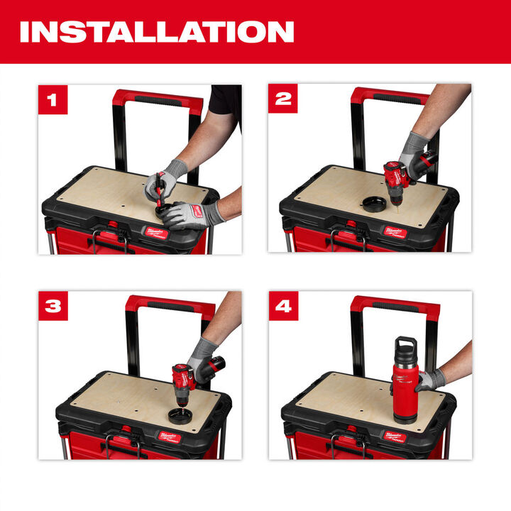 Milwaukee PACKOUT Twist to Lock Mount, large image number 4
