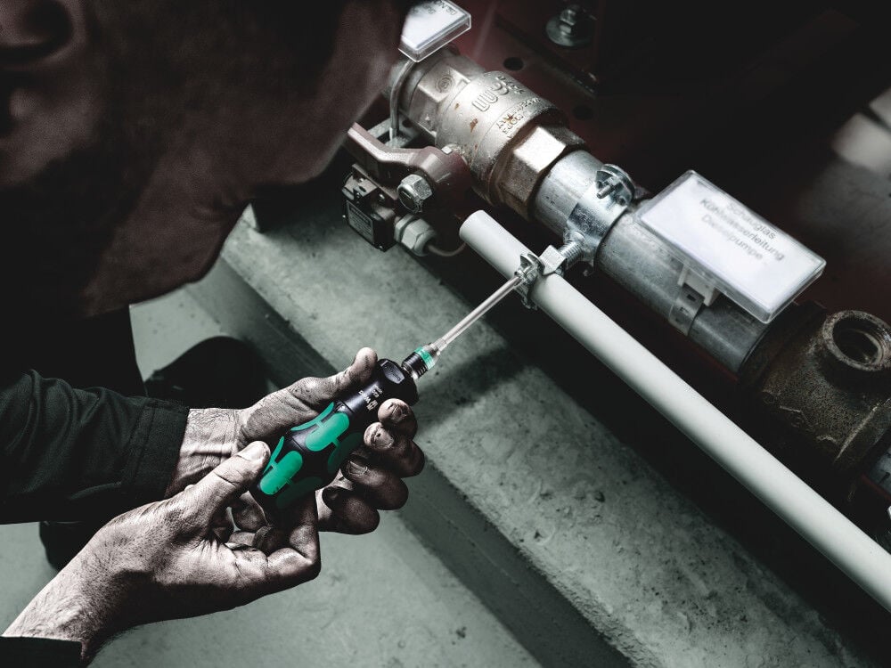Wera Tools 826 T Kraftform Turbo Bit-Holding Screwdriver Handle with Chuck, large image number 2