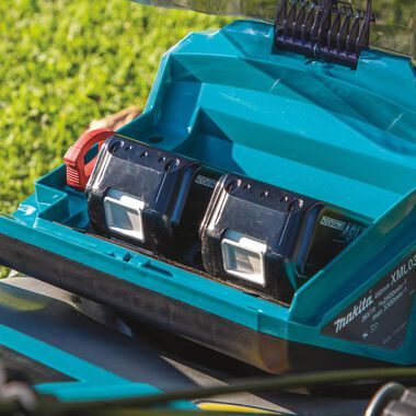 Makita 18V X2 (36V) LXT Lithium-Ion Brushless Cordless 18in Lawn Mower Kit with 4 Batteries (5.0Ah), large image number 4
