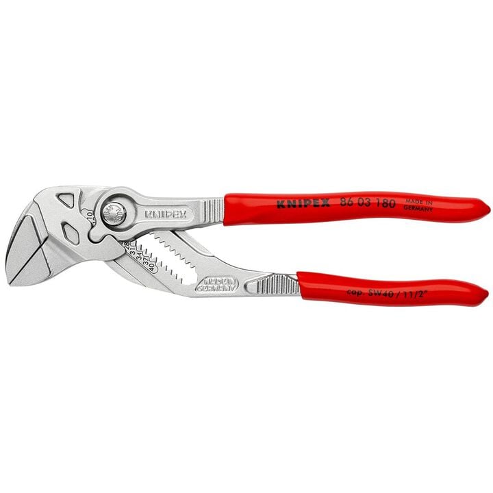 Knipex Pliers Wrench Chrome Plated 180mm, large image number 2