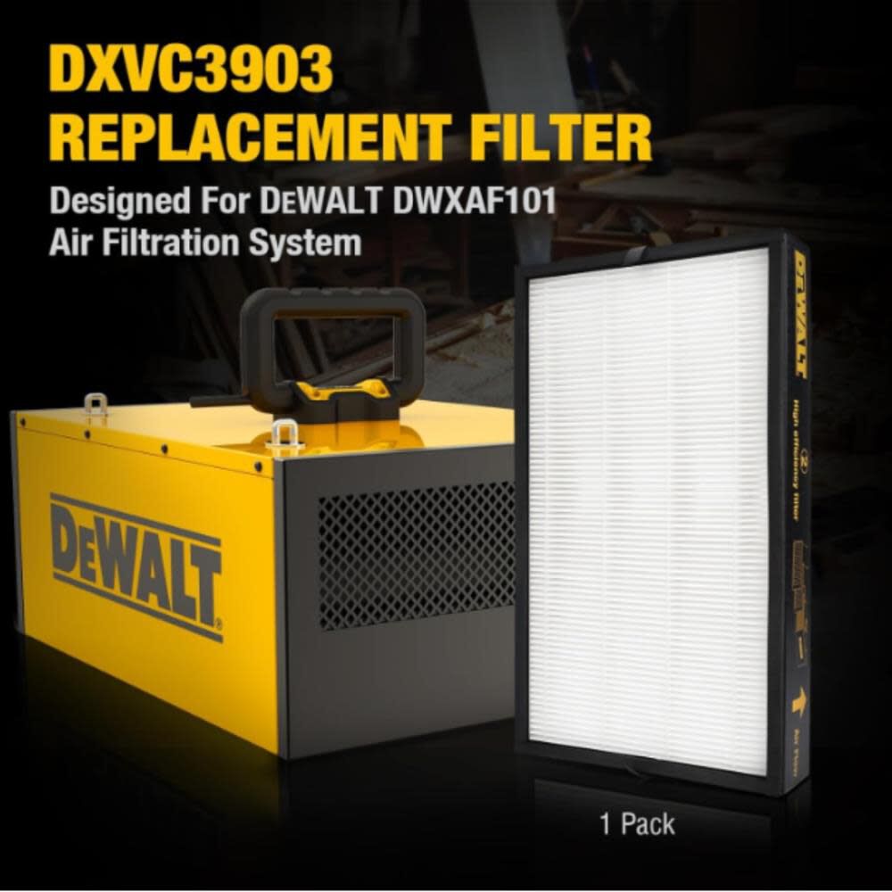 DEWALT High Efficiency Replacement Filter for DWXAF101 Air Filtration