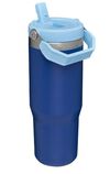 Stanley 1913 30 Oz Insulated The Iceflow Flip Straw Tumbler Lapis, small