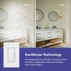 Lutron XactSense 120V 360W 3A 1P Gloss White Humidity Sensor Switch, small image number 3