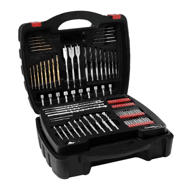 SKIL HD182002 7.5 Amp 1/2 In. Hammer Drill with 100 Piece Bit Set, large image number 1