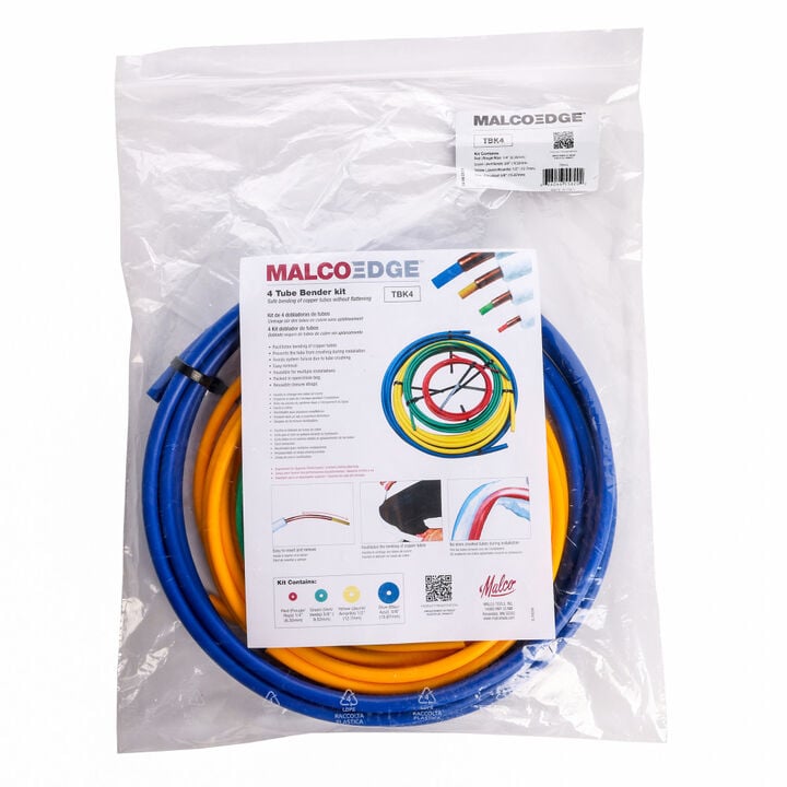 Malco Products TBK4 1/4 - 5/8 Inch Tube Bender Kit for Copper Tubes 4 Pieces, large image number 6