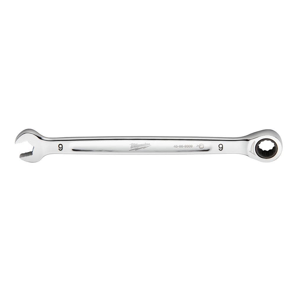 Milwaukee Ratcheting Combination Wrench 9mm Metric, large image number 1