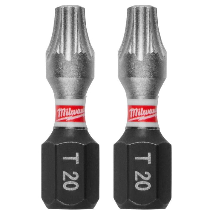 Milwaukee SHOCKWAVE 2-Piece Impact Torx T20 Insert Bits, large image number 0