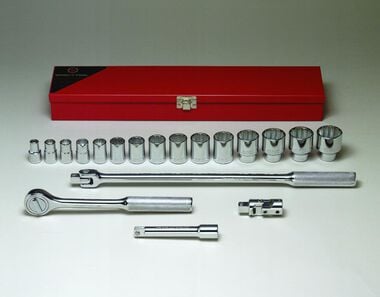 Wright Tool 1/2 In. Dr. 19 pc. Socket Set, large image number 0