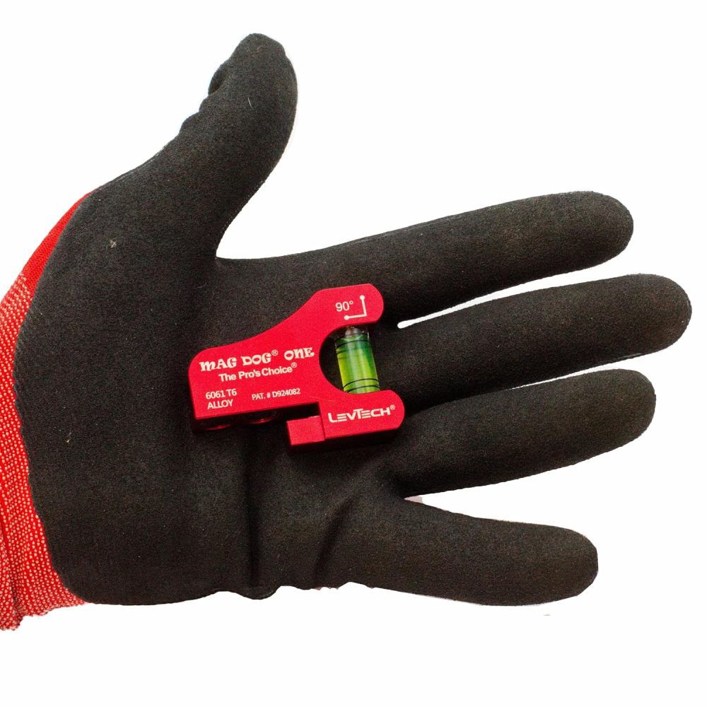 LevTech Mag Dog Red Electrician's One Conduit Level, large image number 3