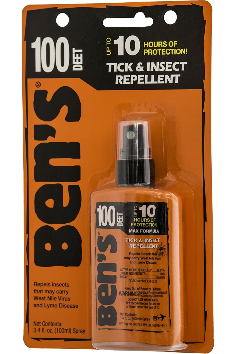 Bens 3.4 Oz DEET Tick & Insect Repellent Spray 12 Piece Bundle, large image number 5