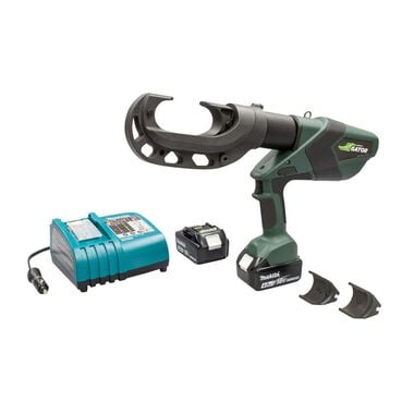 Greenlee 15 Ton Die Style Crimper with 12V Charger & 4Ah Li-Ion Battery