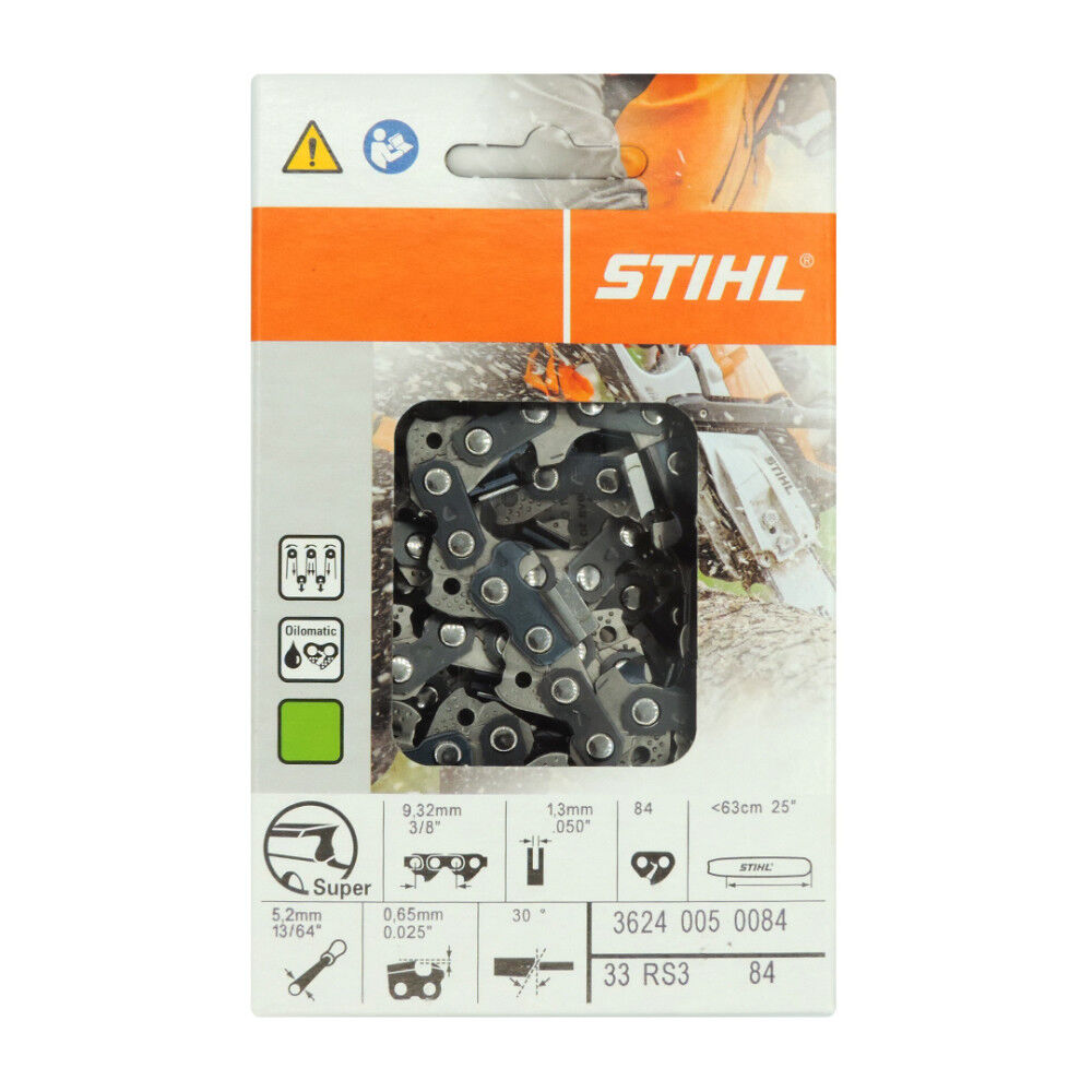 Stihl 24in Oilomatic Rapid Super 3 33RSC3 84E Saw Chain 3624