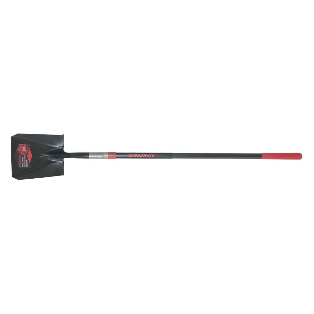 Razorback Fiberglass Handle Square Point Shovel with Traditional Socket, large image number 3