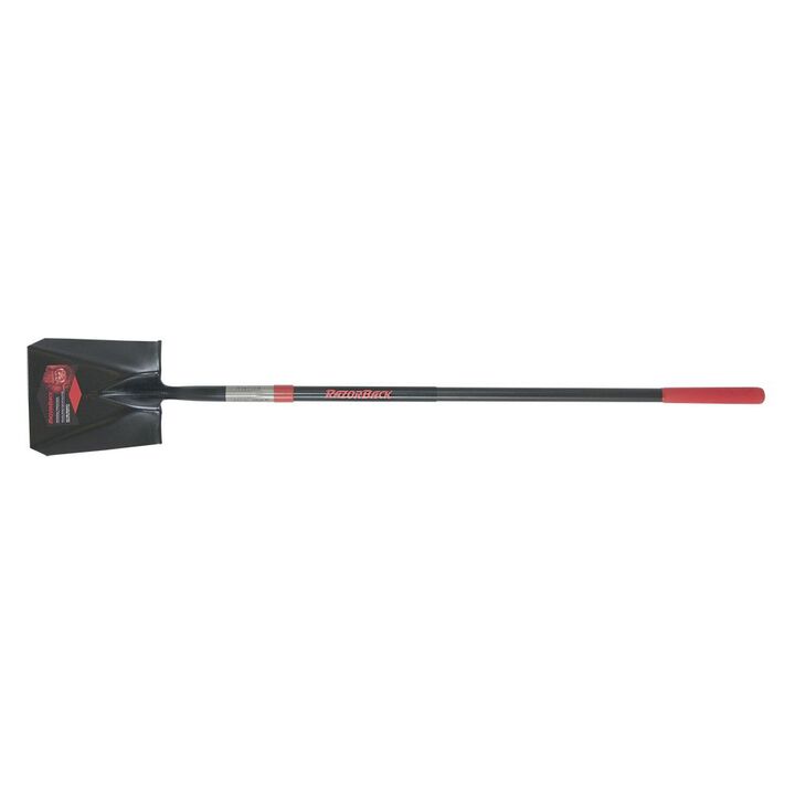 Razorback Fiberglass Handle Square Point Shovel with Traditional Socket, large image number 2