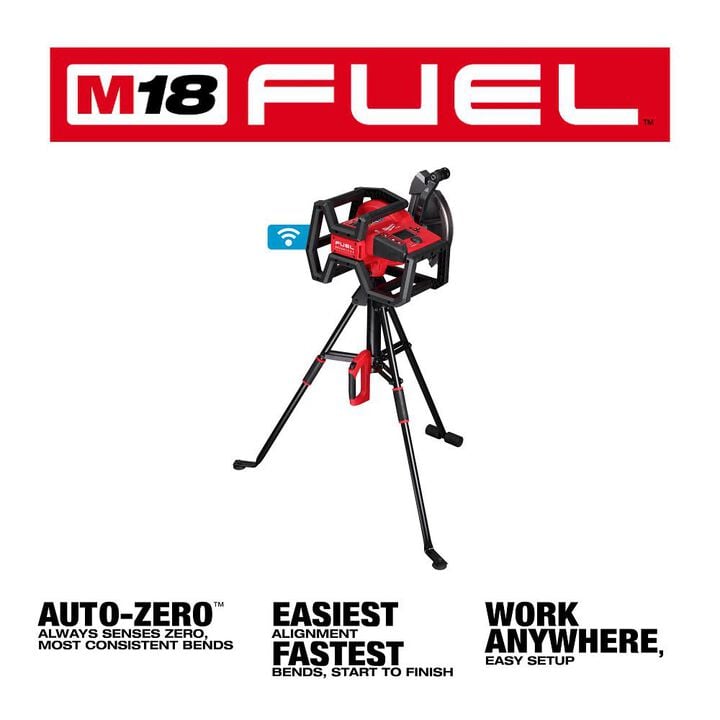 Milwaukee M18 FUEL Branch Conduit Bender with AUTO-ZERO Bare Tool, large image number 2