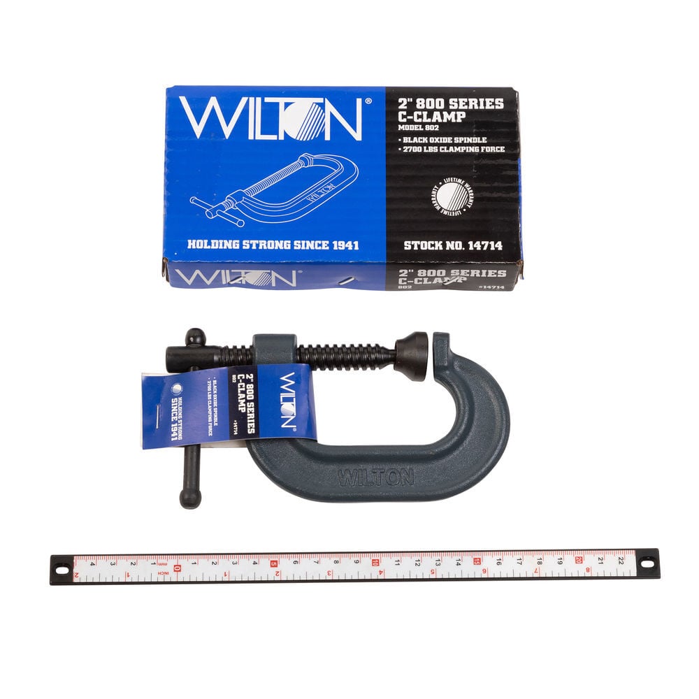 Wilton 800 Series C-Clamp 0 In. to 2 In. Jaw Opening 1-13/16 In. Throat Depth, large image number 3