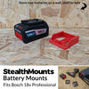 Stealthmounts Battery Mount Bosch 18V Red 6pk, small image number 2