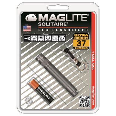 Maglite Solitaire LED 1-Cell AAA Gray Flashlight