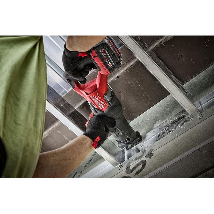 Milwaukee M18 Reciprocating Saw-(2) XC5.0, 15Piece Blade Packout Kit Bundle, large image number 14
