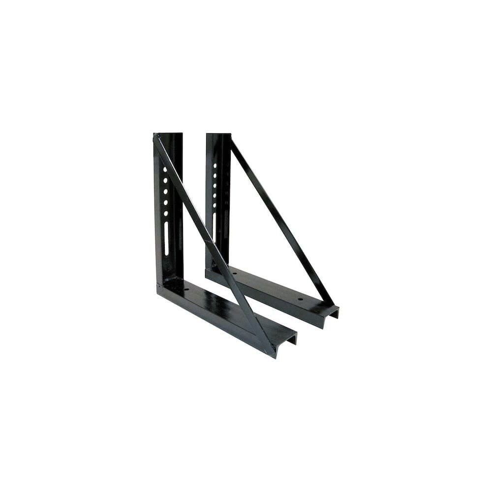 Buyers Products Company 18×18 Inch Welded Black Structural Steel Mounting Brackets – 1701005