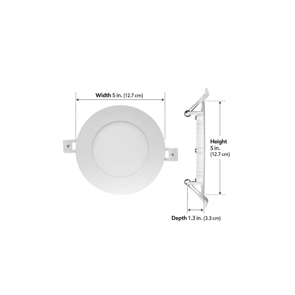 Feit Electric 5 Inch 9W 540 Lumens LED Canless Recessed Downlight White 6 Pieces, large image number 5