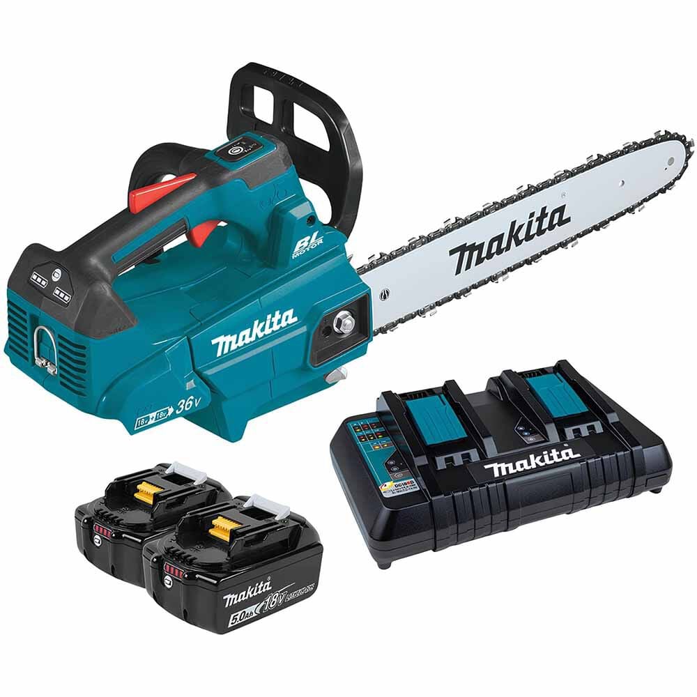 Makita 18V X2 (36V) LXT Cordless 16in Top Handle Chain Saw Kit – XCU09PT