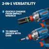 Bosch 18V Two In One Impact Driver Wrench (Bare Tool), small image number 5