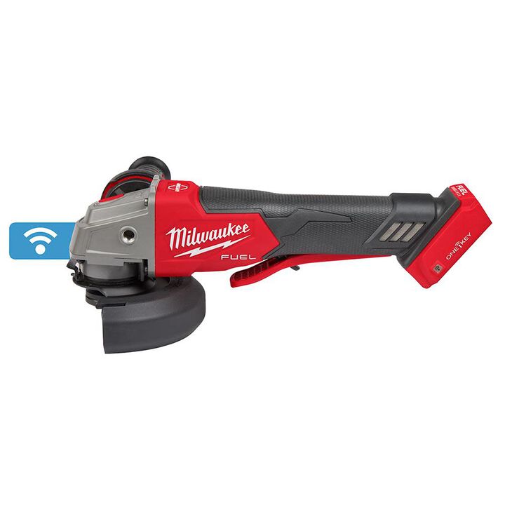 Milwaukee M18 FUEL 4-1/2 Inch / 5 Inch Braking Grinder with ONE-KEY Paddle Switch No Lock Reconditioned (Bare Tool), large image number 16
