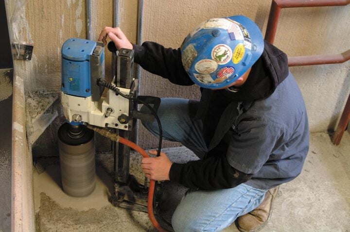 Diteq 2-1/2 In. C-52 Wet Diamond Concrete Core Drill Bit, large image number 3