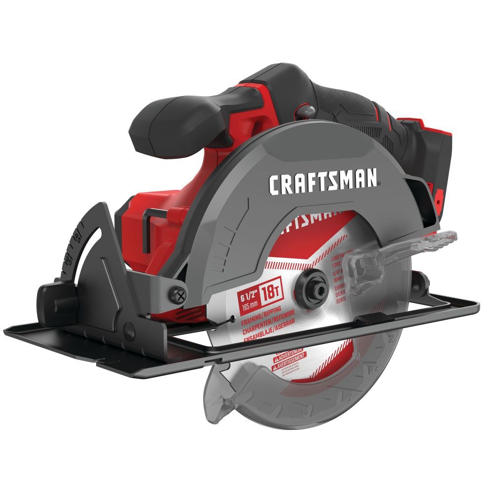 Craftsman V20* Cordless 6-1/2 Inch Circular Saw (Bare Tool
