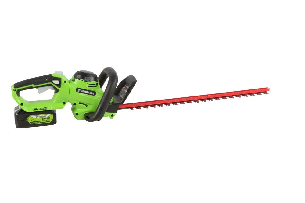 Greenworks 24V 22in Hedge Trimmer with 4Ah Battery & Charger Kit, large image number 2