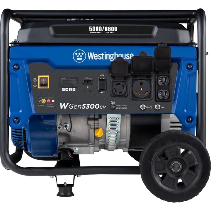 Westinghouse Outdoor Power 6,600 Watt Dual Fuel 49-State Portable Generator with CO Sensor, large image number 7
