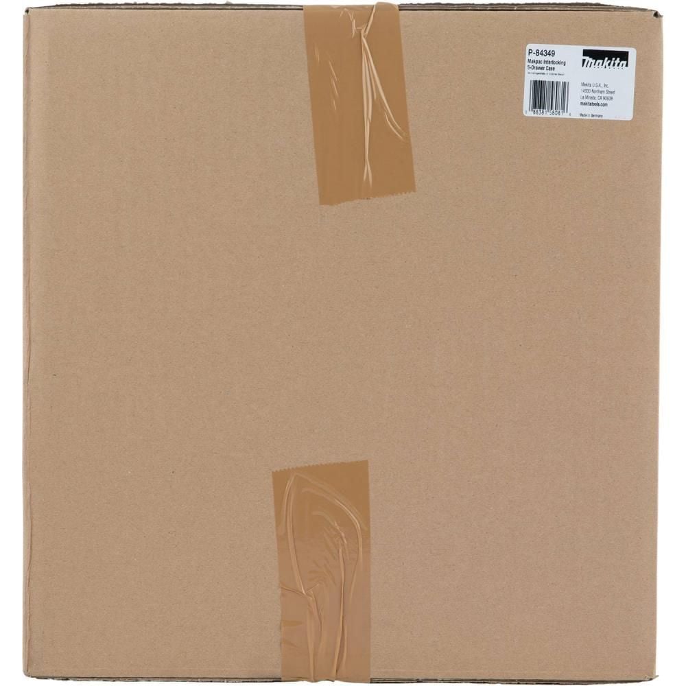 Makita MAKPAC 5 Drawer Interlocking Case 12 1/2in x 15 1/2in x 11 5/8in, large image number 4