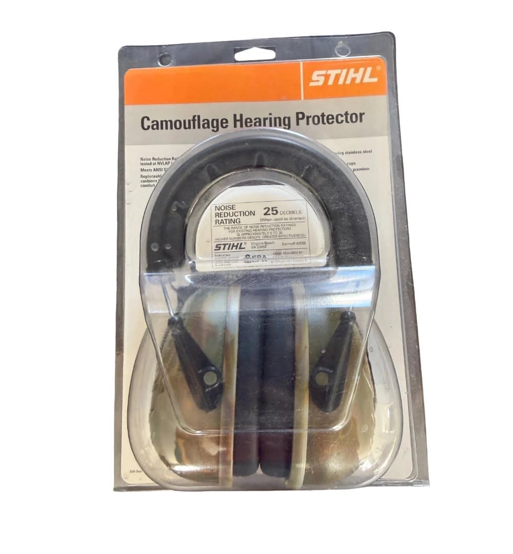 Stihl 25 dB Camouflage Leather Ear Muff, large image number 2