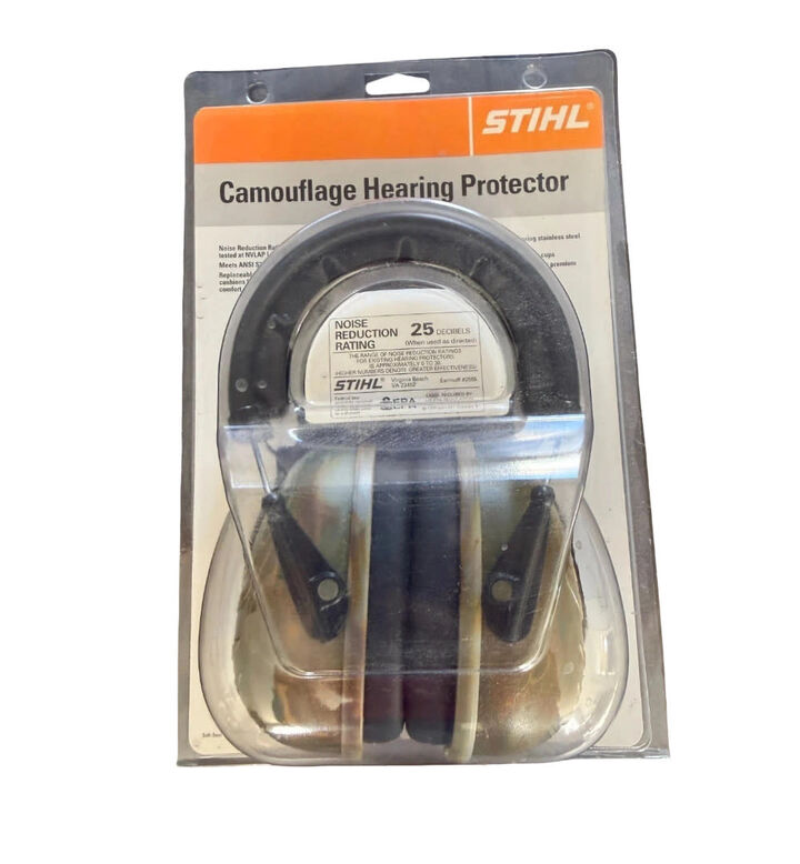 Stihl 25 dB Camouflage Leather Ear Muff, large image number 1