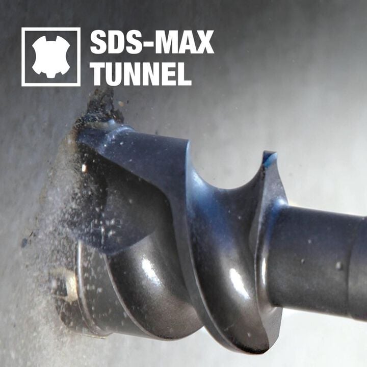 Makita 2 1/2in x 24in SDS MAX Tunnel Bit, large image number 4