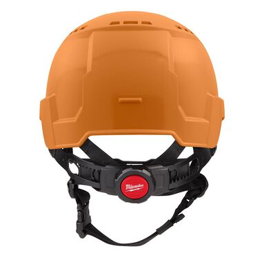 Milwaukee Orange Front Brim Vented Helmet with BOLT Class C, large image number 2