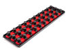 Tekton 3/4 Inch Drive 3-Rail Socket Organizer Set, Red (30-Tool), small image number 1