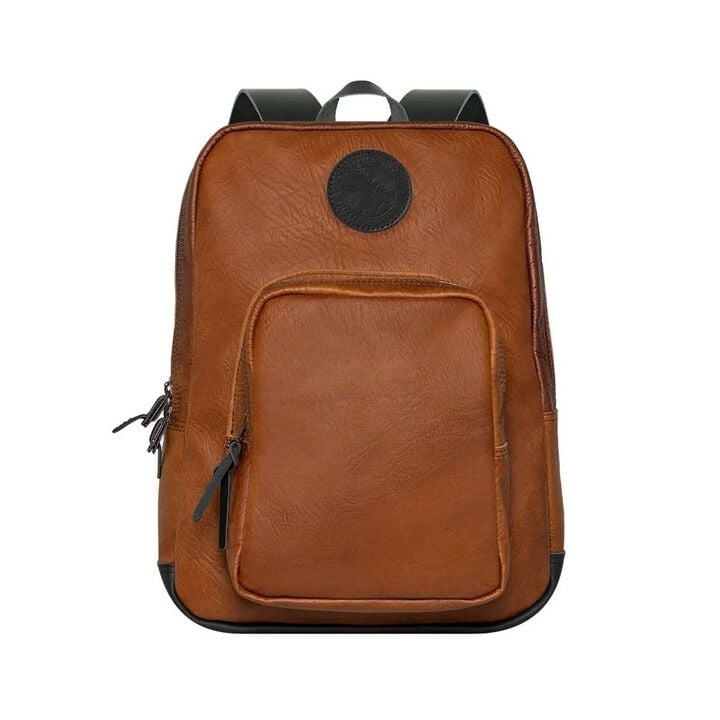 Duluth Pack Black Bison Leather Standard Backpack