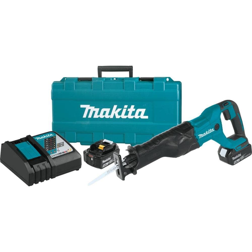 Makita 18V LXT Lithium-Ion Cordless Recipro Saw Kit (5.0Ah) – XRJ04T
