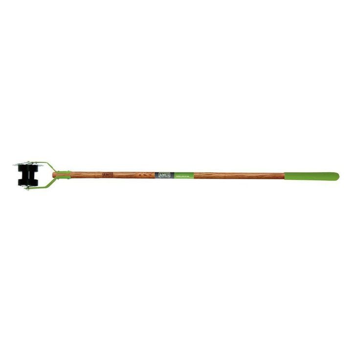 Ames 54 Inch Dual-Wheel Rotary Edger with Ash Handle