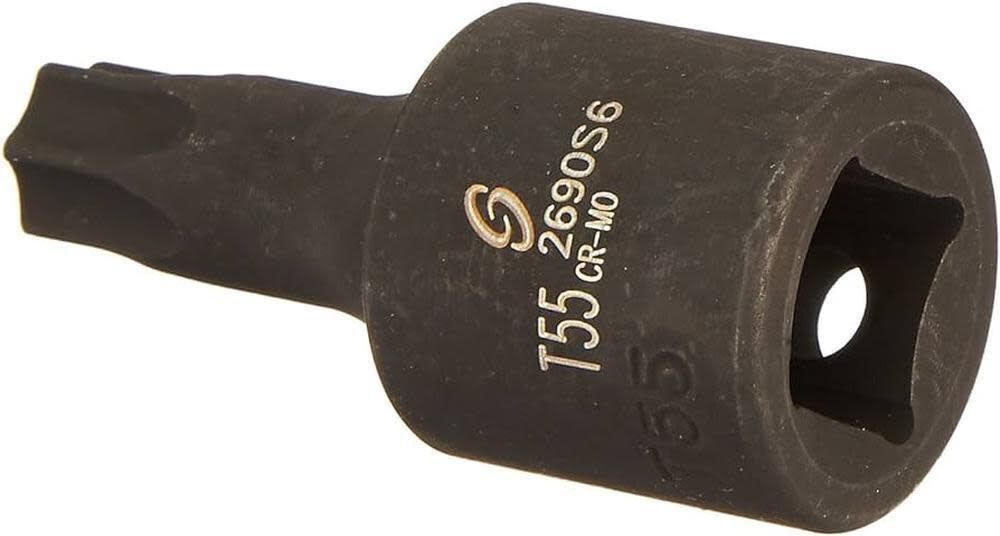 【メーカー直売】 Star Internal T55 Drive Inch 1/2 Sunex Impact 2690S6 Socket その他